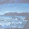 Gordon R Mackie : Towards Portknockie Harbour, Evening